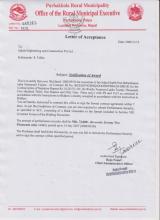 LETTER OF ACCEPTANCE.