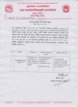 दरभाउपत्र स्वीकृत गर्ने आशयको सूचना । 
