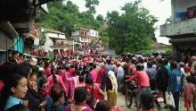 पूर्वखोला गाउँपालिका वडा नं. १ सिलुवामा देखाईएको रोपाई जात्रा