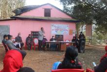 पूर्वखोला गाउँपालिकाको परिसरमा  सार्वजनिक सुनुवाई कार्यक्रम
